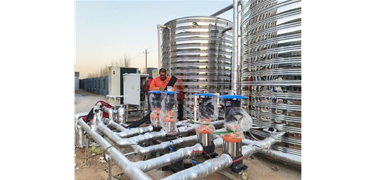 太原市小店區(qū)北格福萊瑞達(dá)宿舍樓中廣歐特斯空氣能熱水工程