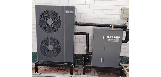 太原晉源區姚村住宅10匹家用供暖機安裝完畢