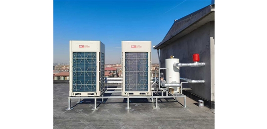 太原小店北格鎮辛村2臺中廣歐特斯15匹二聯供機組安裝完畢